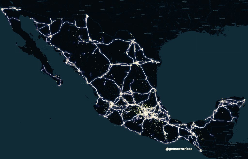 mapa lineas electricas mexico